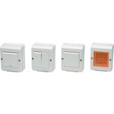 Wall switch, IP55 Surface mounted 1 make contact (NO), 1885706, Elko