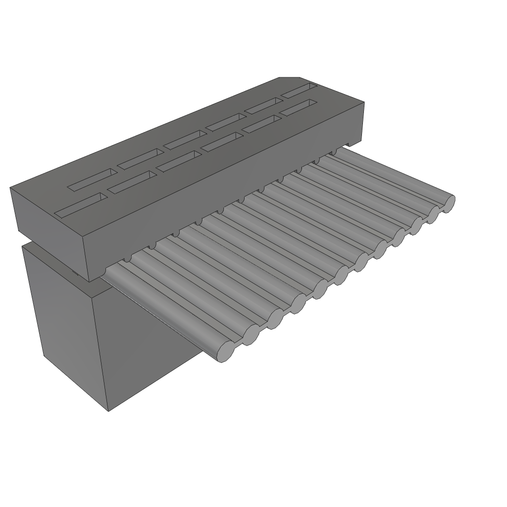Cable Assembly Flat Ribbon 0.508m 28AWG IDC Connector 12 POS SKT IDT Bulk