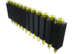 26-Contact Socket Strip, SKT, 2.54mm Pitch, Through Hole Mount