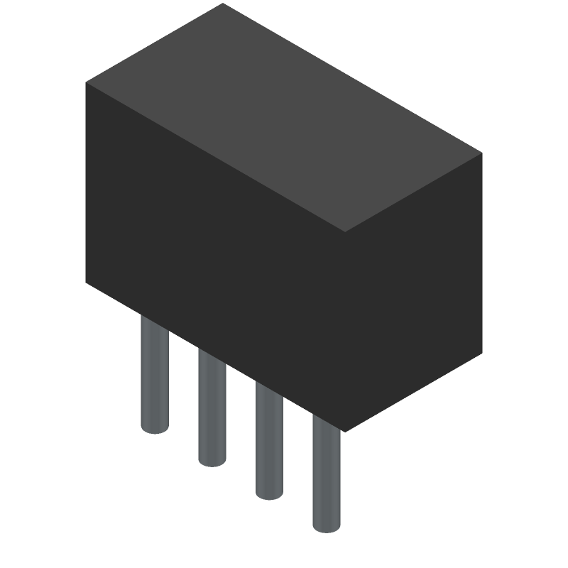 5V 1W Isolated DC-DC Converter, SIP, 200mA