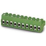 11 Pos Terminal Block, 5mm Pitch, 12A, 250V, Thru-Hole, Green