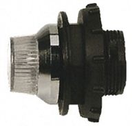 17MM FLAT LENS/BEZEL CLR