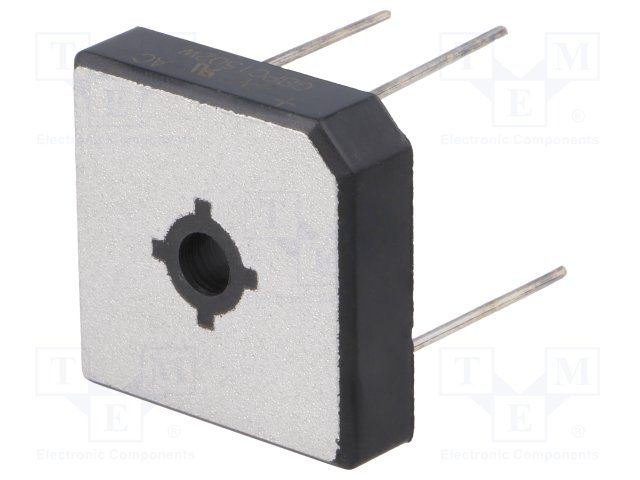 Bridge Rectifier Diode, 1 Phase, 15A, 200V V(RRM), Silicon, ROHS COMPLIANT, PLASTIC, GBPC-W, 4 PIN