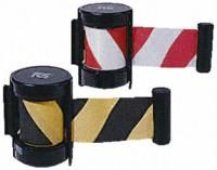 3.65m Red, White Barrier & Stanchion Tape Cassette for use with 885 Outdoor Barrier