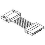 Cable Assembly Coaxial 0.1m 40AWG Header to Header M-M Bag