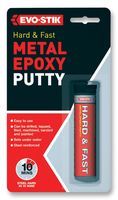 BOSTIK         320123             Adhesive, Hard & Fast, Epoxy, Stick, Grey, 50 g, Evo-Stik Series