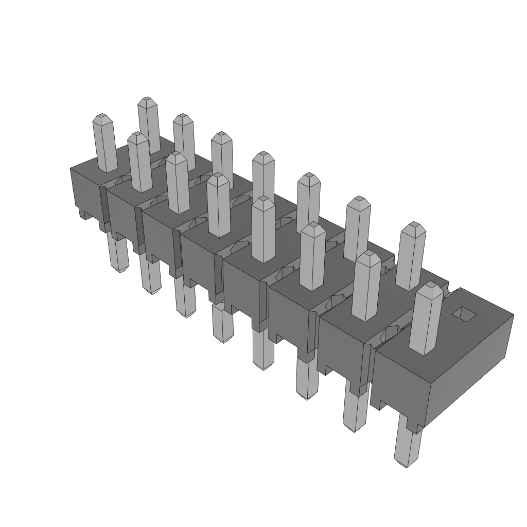 Unshrouded 16-Contact 2.54mm Pitch HDR Header