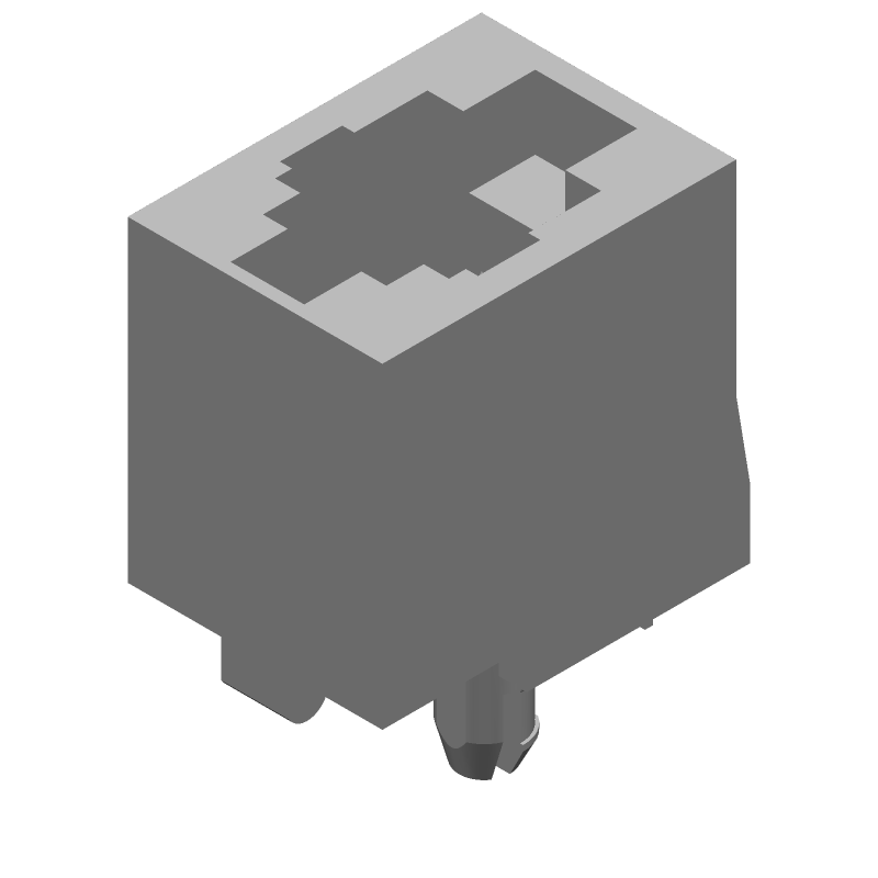 4 Pos Female Signal Connector, Gold Plated Bronze, 1.5A, Solder, Straight