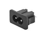 2-Pin Power Connector, 2.5A, 250V, Panel Mount, Solder