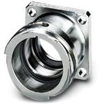 Panel mounting base, straight, Bayonet locking, M23, Axial O-ring, shielded: yes, panel thickness min.:1.5 mm, cable diameter range: 0 mm to 0 mm