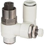 One-way restrictor 0.1. . .1 MPa 8.0 mm R3/8, ASP530F-F03-08S, SMC