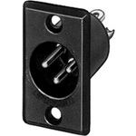 Conn XLR Connector F 4 POS Solder ST Panel Mount 4 Terminal 1 Port