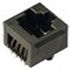 RJ11 Connector, 6 Pos, 1 Port, Solder, Thru-Hole, Cat 3