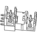 20-Contact Shrouded Header, 2/2 Sides, Right Angle, Through Hole