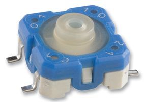 Illuminated Tactile Switch, SMD, SPST, 100mA, Gold Contacts, 3.3N