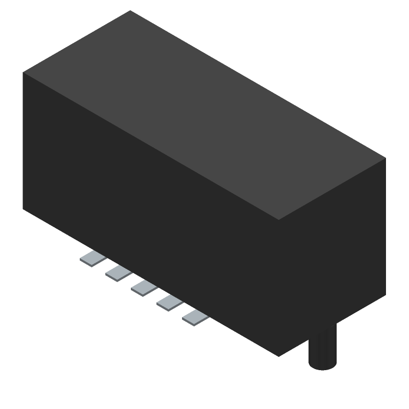 Conn Shrouded Header HDR 10 POS 1.27mm Solder ST Top Entry SMD Tube