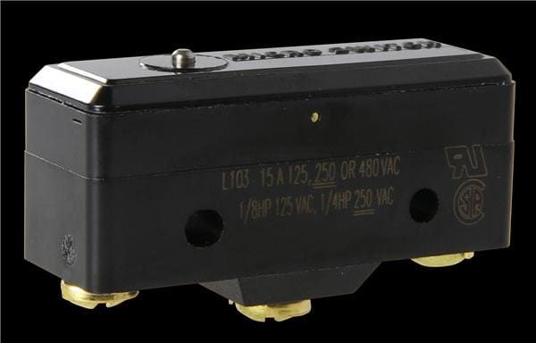 Snap Action Switch SPDT 15A 480VAC Plunger Screw Mount