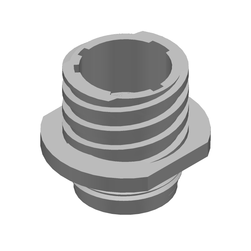 9 Pos Circular Crimp Receptacle, 600V, Size 11, Black