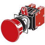 Switch Emergency Stop N.C. DPST Mushroom Button 10A 440VAC 380VDC Screw Panel Mount