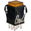 Illuminated Pushbutton Switch DPDT 3A 250VAC Orange LED