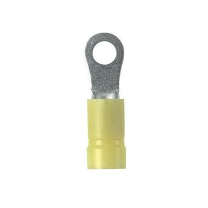 Fork Terminal 10-14AWG Copper Yellow 26.4mm Tin