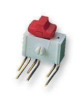 Slide Switch, 015 Series, DPDT, Horizontal, Through Hole, 5 A, 100 V