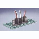 2.54mm Pitch 3 Way 1 Row Right Angle PCB Header,  Solder Termination