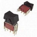 Illuminated Rocker Switch SPDT 20V 7.5A Mom-Off-Mom