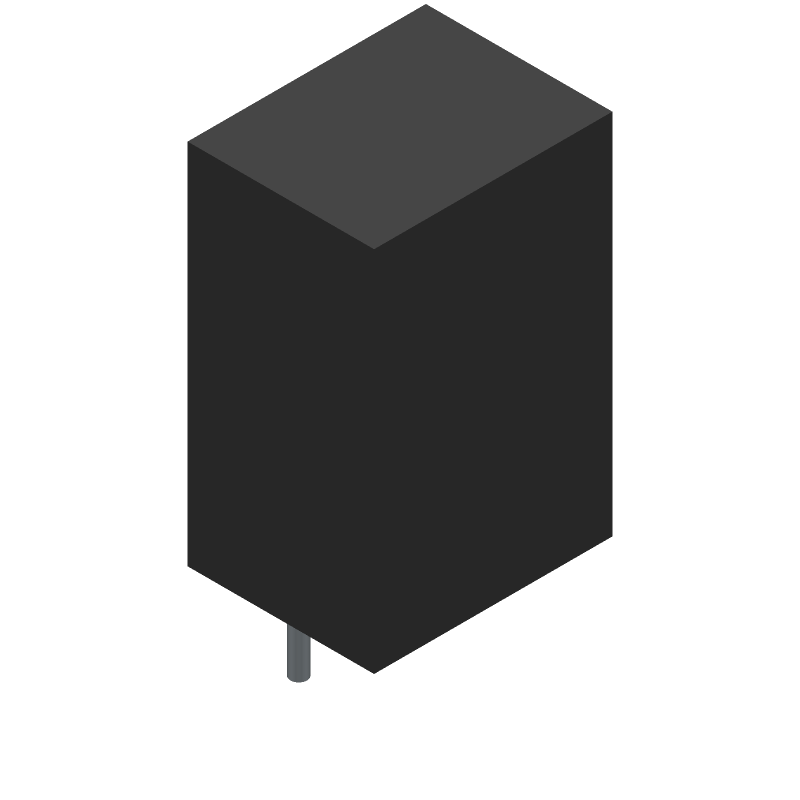 5V 2A 10W DC/DC Converter, SIP, Non-Isolated