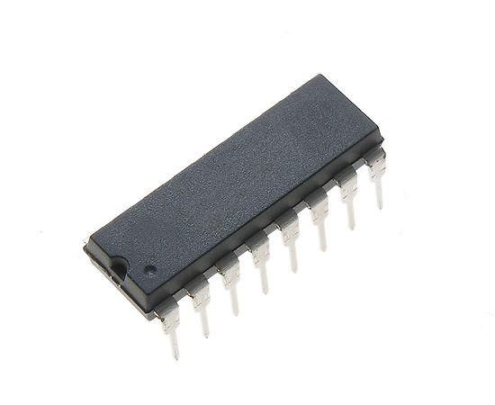 4-Bit Synchronous Up Counter, 62MHz, PDIP-16, CMOS