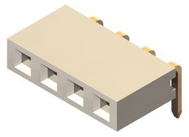 Conn Socket Strip SKT 5 POS 2.54mm Solder RA Thru-Hole Box