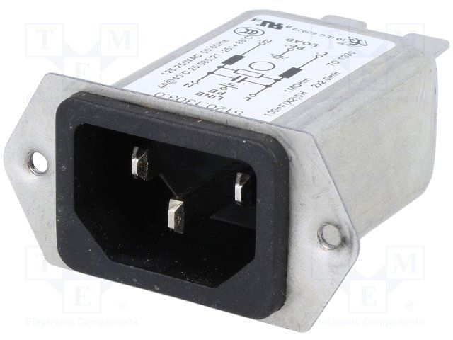 250VAC 4A Card Edge Connector, Panel Mount, 3 Pos, IP40