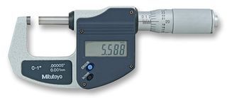 MICROMETER, 0-25MM; Measuring Range Max:25mm; Graduations:0.001mm; Accuracy:-; No. of Anvils:-; Product Range:-; Accuracy:± 2µm/0.0001; Measuring Range Min:0mm; Resolution:0.001mm