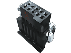 Conn Housing PL 50 POS 1.27mm Crimp ST Black