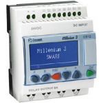 Modular PLC, 16 Digital In, 10 Relay/PWM Out, 24VDC, LCD
