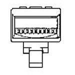 10 Pos 1.5A Gold USB-A Male IDC Connector, 150V