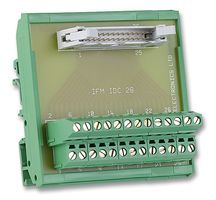 M JAY         IFM IDC 26             Terminal Block Interface, IDC 26 Position Plug, Screw Type 26 Position Terminal Block, 1 A, 250 V