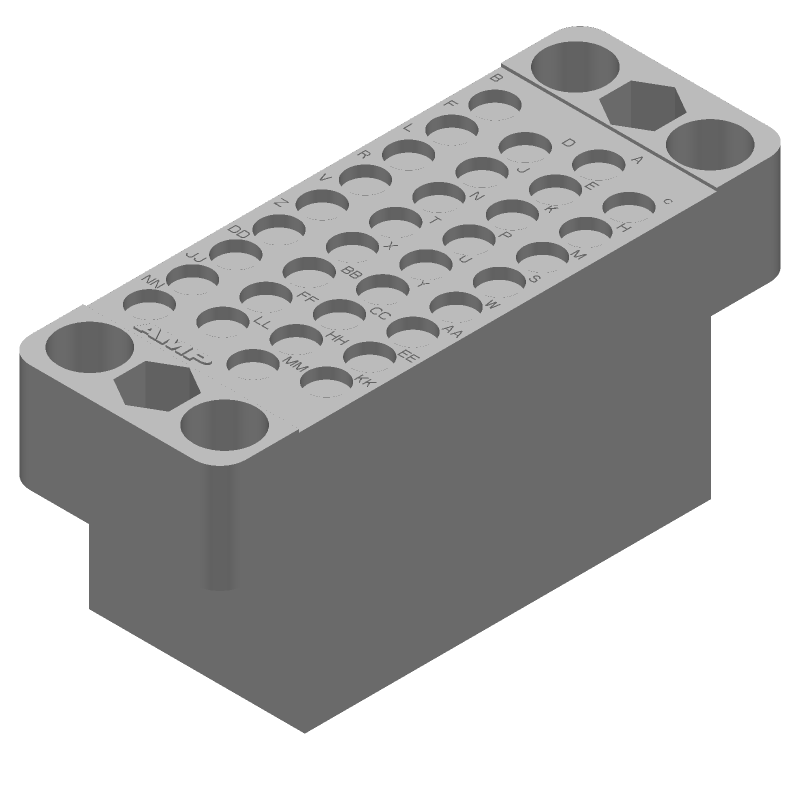 M-SERIES PLUG HOUSING,34 POS