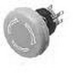 Switch Push Button N.C. DPST Round Button Momentary Contact Quick Connect/Solder Panel Mount