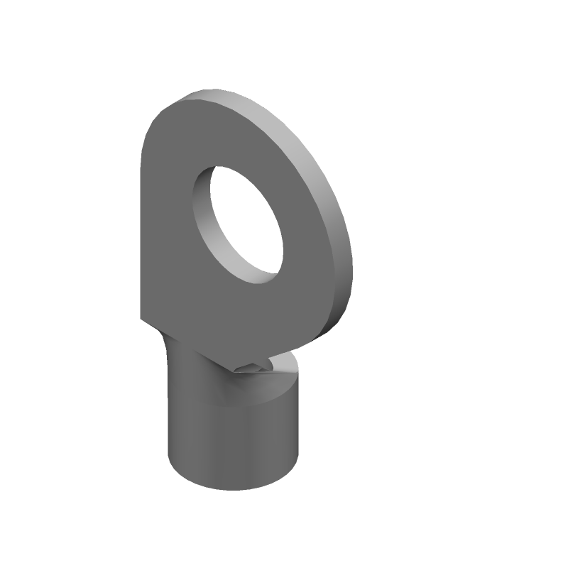 Ring Terminal, Copper/Tin, 12-14AWG, 5mm Stud, 19.53mm L