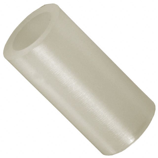 Nylon Spacer, Round, 0.5" L, 6.4mm OD, Unthreaded