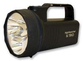 NIGHT SEARCHER   NSTRIO   HANDLAMP, R/CHBL, LED, GRY, UK PL