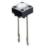 Tactile Switch, SPST-NO, 20mA, 15VDC, Through Hole, 6mm