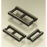 8 Pos Female SCSI Connector, 2.54mm Pitch, Gold, Straight, Thru-Hole