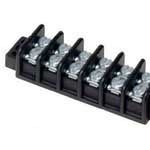 24 Pos Barrier Terminal Block, 600V, 45A, Screw, Panel Mount