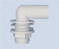 Plumbing,push fit,overflow,polypropylene,white,tan