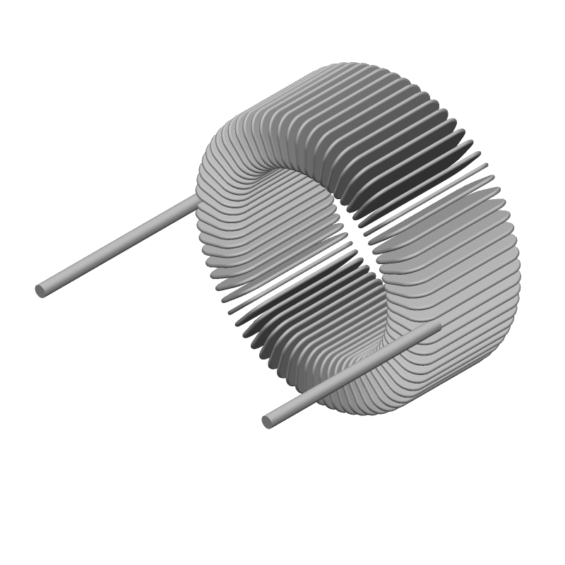 33uH Radial Inductor, 5A, 29mR DCR, 15% Tol, 1kHz