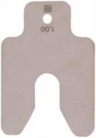 Assorted s/steel shim stock,100x100mm