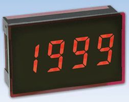 Lascar Digital Panel Voltmeter DC,  LED display 3.5-Digits +/-1 %,  34 x 21.3 mm