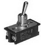 Switch Toggle ON OFF DPST Round Toggle Screw 20A 250VAC Panel Mount with Threads